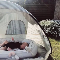 Deryan Luxe Pop Up Strandtent - Anti-UV 50+ - Cream -Goedkope Licht Tent Winkel 1200x1200 534