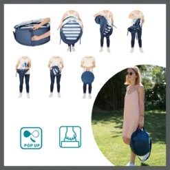 Babymoov Babyni Speelruimte & Extra Bedje Anti-UV FPS 50+ Marinière -Goedkope Licht Tent Winkel 1200x1200 550