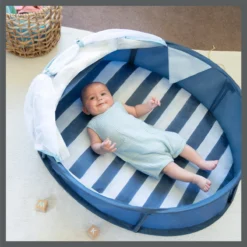 Babymoov Babyni Speelruimte & Extra Bedje Anti-UV FPS 50+ Marinière -Goedkope Licht Tent Winkel 1200x1200 551
