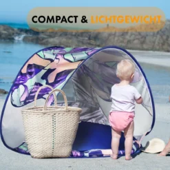 Deryan Luxe Pop Up Strandtent - Anti-UV 50+ - Story -Goedkope Licht Tent Winkel 1200x1200 598