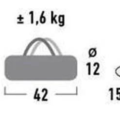 High Peak Minipack Tunneltent - Blauw - 2 Persoons -Goedkope Licht Tent Winkel 1200x261