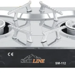 SMH LINE® Dubbele Camping Kooktoestel - 2 Pits - Draagbaar Gasfornuis - 2x 2500W