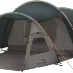 Easy Camp Tunneltent 4-persoons Spirit 300 Staalgrijs En Blauw