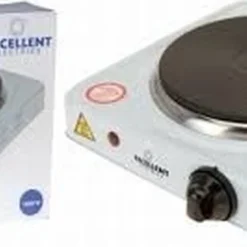 Kookplaat Basic Ø 16 Cm Elektrisch Wit Enkel Pits 1000W 5-standen 22 X 22 X 7 Cm -Goedkope Licht Tent Winkel 1200x453