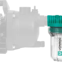 VONROC Voorfilter Voor Pompen En Hydrofoorpompen – 12cm – Max. 4000l/h – Universele Voorzetfilter -Goedkope Licht Tent Winkel 1200x466 1