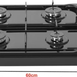 Zilan - Vrijstaande Gaskookplaat - 4 Branders - Gaskooktoestel 4 Pits - Zwart - Roestbestendig -Goedkope Licht Tent Winkel 1200x506 1