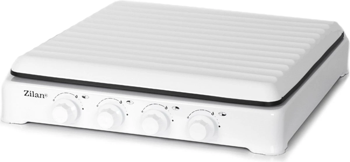 Zilan - Gas Kooktoestel 4 Pits - Campingkooktoestel - Gaskookplaat - Wit 5 Zilan - Gas Kooktoestel 4 Pits - Campingkooktoestel - Gaskookplaat - Wit - Afbeelding 3