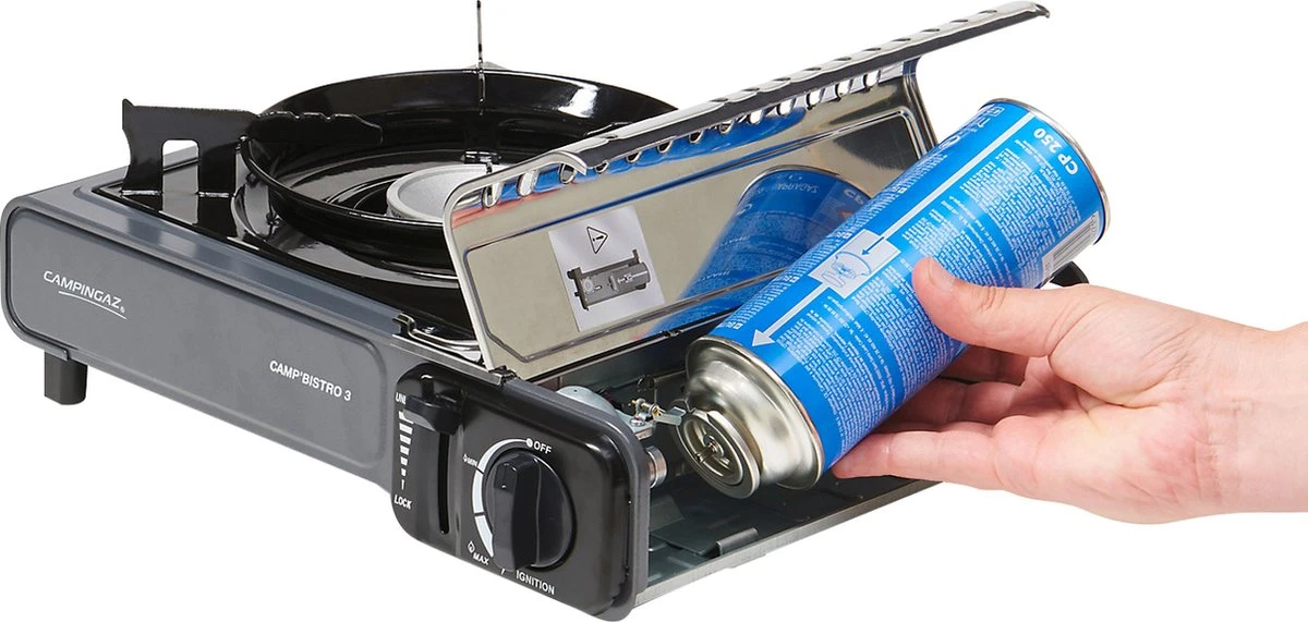 Campingaz Camp Bistro 3 Camping Kooktoestel - 1-pits - 2200 Watt 6 Campingaz Camp Bistro 3 Camping Kooktoestel - 1-pits - 2200 Watt - Afbeelding 4
