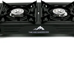 T&S - Draagbaar Dubbel Gasvuur Met Grillplaat En Transportkist - Camping Kooktoestel - Kookstel - Bakplaat - Gasfornuis - 2 Pits - Elektrische Ontsteking - Kookvuur - Kampeer Vuur -Goedkope Licht Tent Winkel 1200x585 1