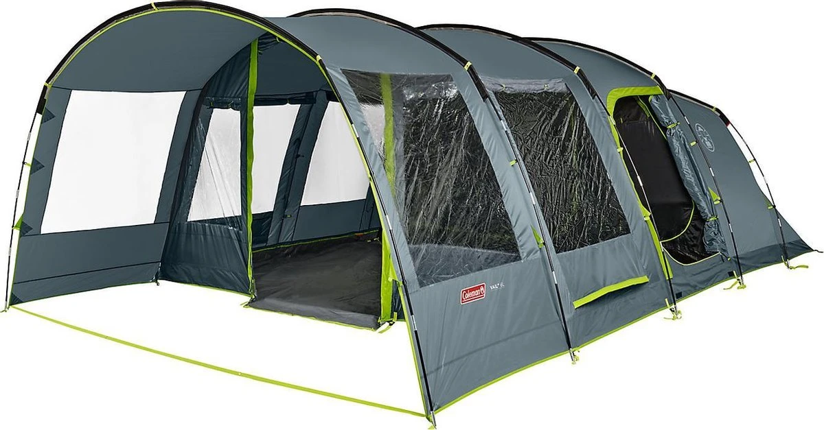 Coleman Vail 6L Tunneltent - Familie Tent - 6-Persoons - Grijs/Groen 3 Coleman Vail 6L Tunneltent - Familie Tent - 6-Persoons - Grijs/Groen