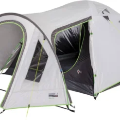 High Peak Kira 3.0 Koepeltent Nimbus - Nimbus Grijs - 3 Persoons -Goedkope Licht Tent Winkel 1200x642 3