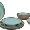 Bo-Camp Servies Halo - 12 Delig Melamine - Aqua -Goedkope Licht Tent Winkel 1200x643 1