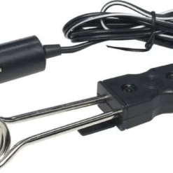 Allesvoordeliger Reisdompelaar 12Volt 200 Watt - Waterkoker (stekker 12Volt Zwart Rood)