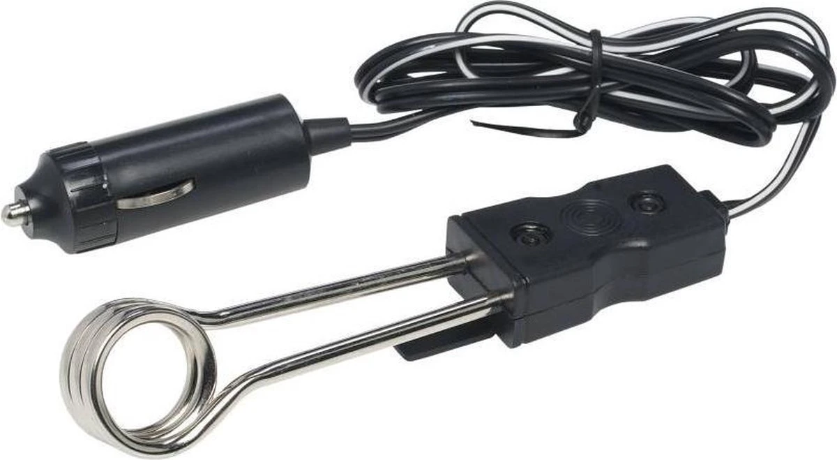 Allesvoordeliger Reisdompelaar 12Volt 200 Watt - Waterkoker (stekker 12Volt Zwart Rood) 3 Allesvoordeliger Reisdompelaar 12Volt 200 Watt - Waterkoker (stekker 12Volt Zwart Rood)