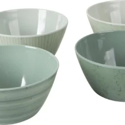 Bo-Camp Servies - Campingbord - 100% Melamine - 16 Delig - Mix & Match - Groen -Goedkope Licht Tent Winkel 1200x661