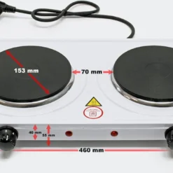 Dubbele Elektrische Kookplaat 2-Pits - Losse Camping Kookstel Fornuis - Kooktoestel Kampeer Kookstel -Goedkope Licht Tent Winkel 1200x675 6