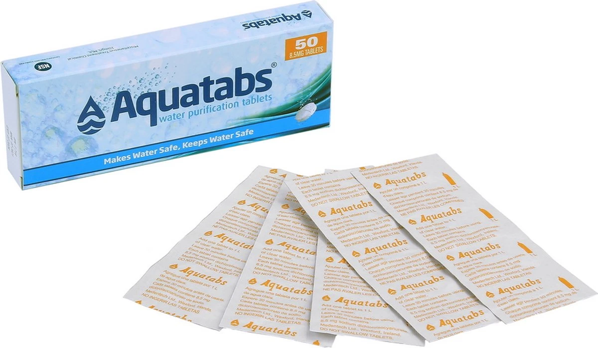 Aquatabs Waterzuiveringstabletten | 50 Stuks 6 Aquatabs Waterzuiveringstabletten | 50 Stuks - Afbeelding 5