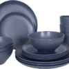 Bo-Camp - Industrial Collection - Servies - Orville - 16 Delig - Blauw