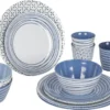 Bo-Camp - Servies - Mix & Match- 16-Delig - Blauw 1 Bo-Camp - Servies - Mix & Match- 16-Delig - Blauw -Goedkope Licht Tent Winkel 1200x710