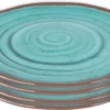 Bo-Camp Ontbijtbord - Halo - 100% Melamine - 4 Stuks - Aqua -Goedkope Licht Tent Winkel 1200x713