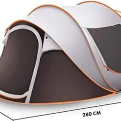 Fly Lab Luxe Pop Up Tent - Kampeer Tent - Grijs/Oranje - 4 Persoons 23 Fly Lab Luxe Pop Up Tent - Kampeer Tent - Grijs/Oranje - 4 Persoons -Goedkope Licht Tent Winkel 1200x714