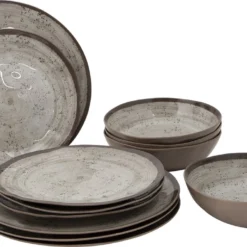 Bo-Camp Halo - Campingbord - 12-Delig - Beige