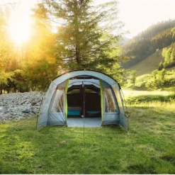 Coleman Vail 4L Tunneltent - Familie Tent - 4-Persoons - Grijs/Groen -Goedkope Licht Tent Winkel 1200x754 4