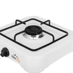 SMH LINE® Gas Kooktoestel 1 Pits - Camping Kooktoestel - Gaskomfoor - Incl. Gasslang Set