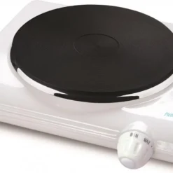 Kemper Elektrische Kookplaat - Campingkooktoestel - 1 Pit - 1500W - Ø16,5 Cm