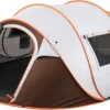 Fly Lab Luxe Pop Up Tent - Kampeer Tent - Grijs/Oranje - 4 Persoons -Goedkope Licht Tent Winkel 1200x787 3