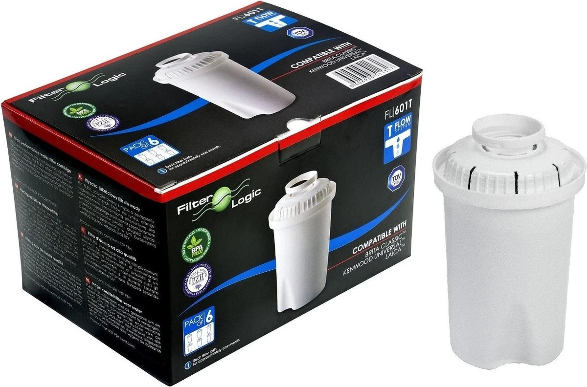 Filter Logic Waterfilter Voor Brita Classic 3 Filter Logic Waterfilter Voor Brita Classic