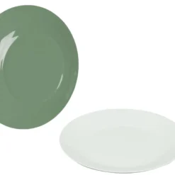 Bo-Camp Servies - Campingbord - 100% Melamine - 16-delig - Groen -Goedkope Licht Tent Winkel 1200x794 3