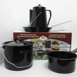 ESSCHERT DESIGN Pannenset Kampvuur - 4 Delig - Outdoor - Metaal -Goedkope Licht Tent Winkel 1200x800 10