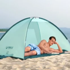 Bestway Strandtent - Pavillo - 2-Persoons - UV80 Zonbescherming - Incl. Tentharingen - Zandzakken Voor Stabiliteit - 200 X 120 X 95 CM -Goedkope Licht Tent Winkel 1200x800 68