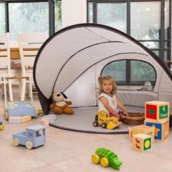 Deryan Luxe Pop Up Strandtent XXL - Anti-UV 50+ - Zilver -Goedkope Licht Tent Winkel 1200x800 75