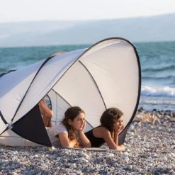 Deryan Luxe Pop Up Strandtent XXL - Anti-UV 50+ - Zilver -Goedkope Licht Tent Winkel 1200x800 76