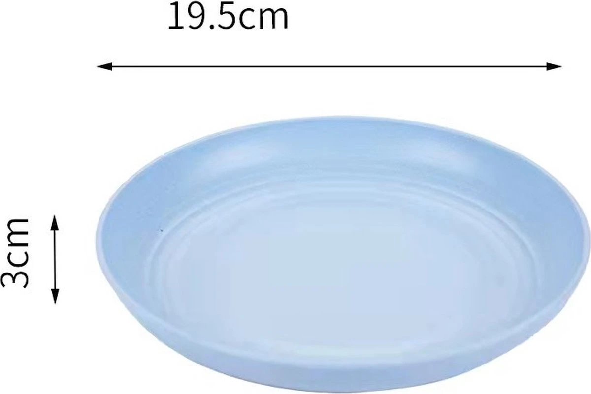 Merkloos Green-goose® Bio-based Borden | Set Van 4 | 19.5x3 Cm | Duurzame, Vaatwasserbestendige Borden Voor Camping, Vakantie Of Picknick | Vaatwasserbestendig 6 Merkloos Green-goose® Bio-based Borden | Set Van 4 | 19.5x3 Cm | Duurzame, Vaatwasserbestendige Borden Voor Camping, Vakantie Of Picknick | Vaatwasserbestendig - Afbeelding 4