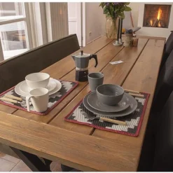 Bo-Camp Campingservies - 100% Melamine - 16-delig - Stone - Grijs -Goedkope Licht Tent Winkel 1200x809