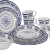 Bo-Camp - Servies - Campingbord - 16-Delig - Old Dutch - Blauw Servies -Goedkope Licht Tent Winkel 1200x817 1
