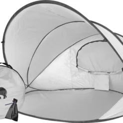 Deryan Luxe Pop Up Strandtent XXL - Anti-UV 50+ - Zilver -Goedkope Licht Tent Winkel 1200x836 1