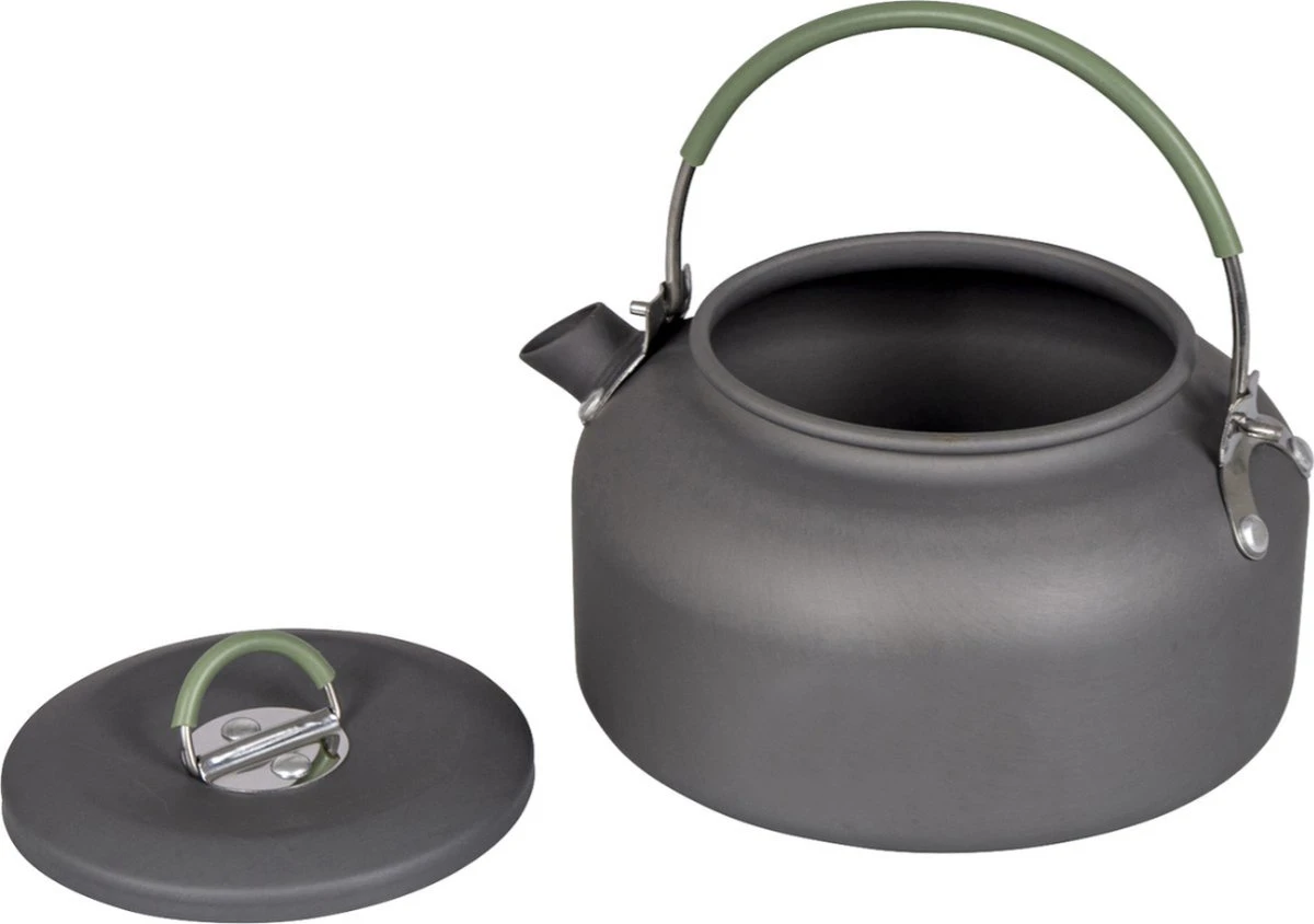 Camping Pan / Ketel 0,8 Liter, Aluminium Geschrikt Voor O.a Kamperen, Hiken, Vistrip,en Outdoor Activiteiten. 4 Camping Pan / Ketel 0,8 Liter, Aluminium Geschrikt Voor O.a Kamperen, Hiken, Vistrip,en Outdoor Activiteiten. - Afbeelding 2