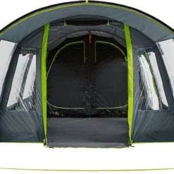 Coleman Vail 4L Tunneltent - Familie Tent - 4-Persoons - Grijs/Groen