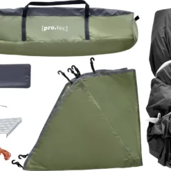 Pro-Tec Tent Nybro Automatisch 240x205x140 Cm Donkergroen -Goedkope Licht Tent Winkel 1200x866 1