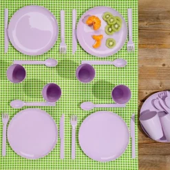 Campingservies - Picknick Bestek - 31 Delig - 6 Personen - Mintgroen -Goedkope Licht Tent Winkel 1200x885