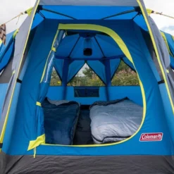 Coleman OctaGo Tent - Festival - 3-Persoons - Blauw/lime -Goedkope Licht Tent Winkel 1200x900 39