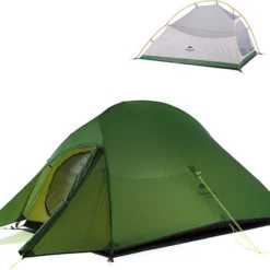 Cloud Up 3 Upgraded - Naturehike® - Tent 3 Persoons - Lichtgewicht Tent - Incl. Grondzeil - 20D 4000MM - Outdoor Kampeertent - Waterdicht - Hiking & Wandelen -Goedkope Licht Tent Winkel 1200x921 3