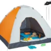 Relaxdays Strandtent Pop-up - Omkleedtent - 145x180 Cm - 2-3 Personen - Beachtent -compact - Oranje -Goedkope Licht Tent Winkel 1200x945