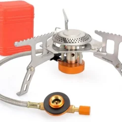 Ultralichte En Opvouwbare Gasbrander Op Pootjes Met Keramische Ontsteking