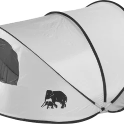 Deryan Luxe Pop Up Strandtent XXL - Anti-UV 50+ - Zilver -Goedkope Licht Tent Winkel 1200x978 1