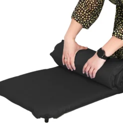 Springos Slaapmat | Zelfopblazend | 180 Cm | Inclusief Hoes | Zwart -Goedkope Licht Tent Winkel 1200x986